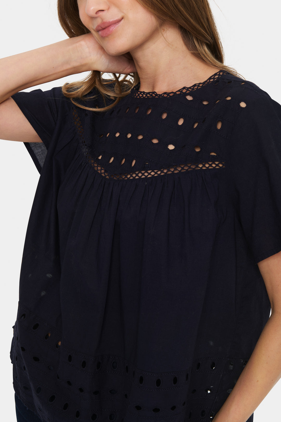 SAINT TROPEZ FrajaSZ Blouse Night Sky