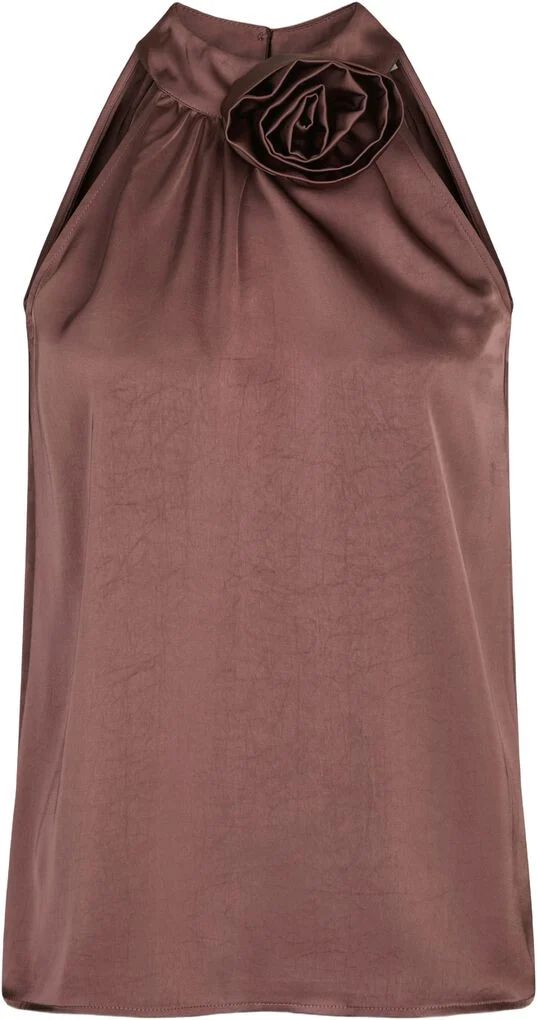 NEO NOIR Rosette Heavy Sateen Top