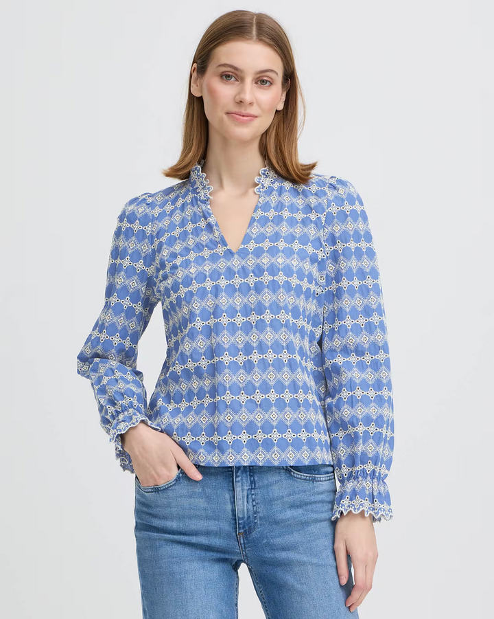 ICHI IHfulia LS Bel Air Blue