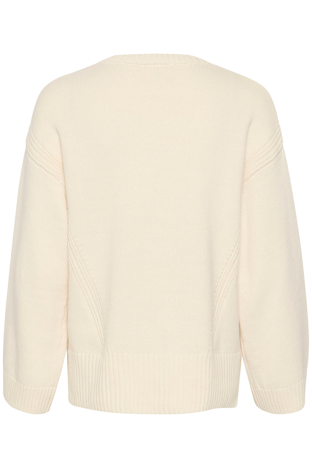 CREAM CRSoffie V-Neck Knit Pullover Eggnog