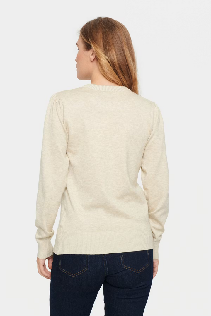 SAINT TROPEZ MilaSZ Pullover Jojoba Melange
