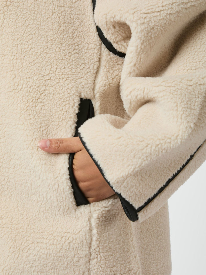 NEO NOIR Edmund Teddy Jacket Ivory