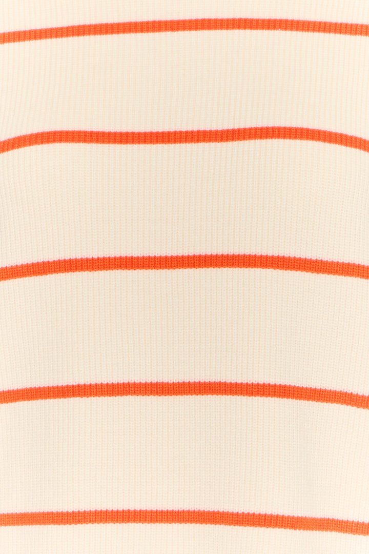 ICHI IHboston LS6 Almond Milk Orange Stripe