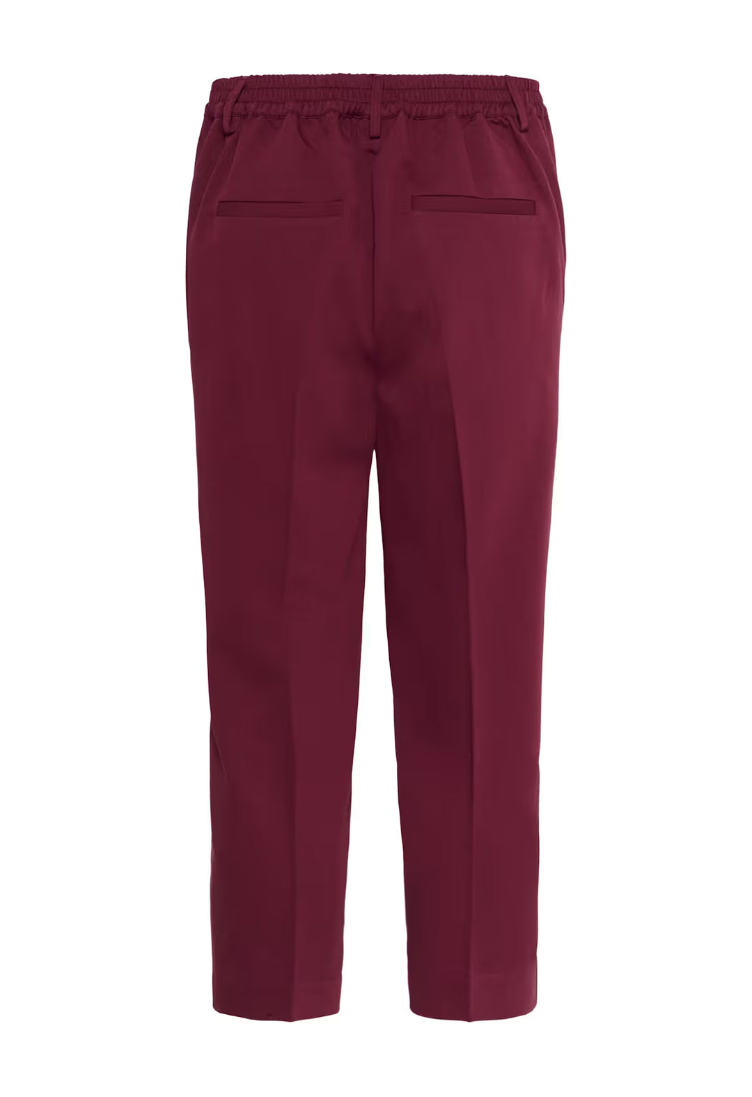 KAFFE KAsakura HW Cropped Pants Windsor Wine
