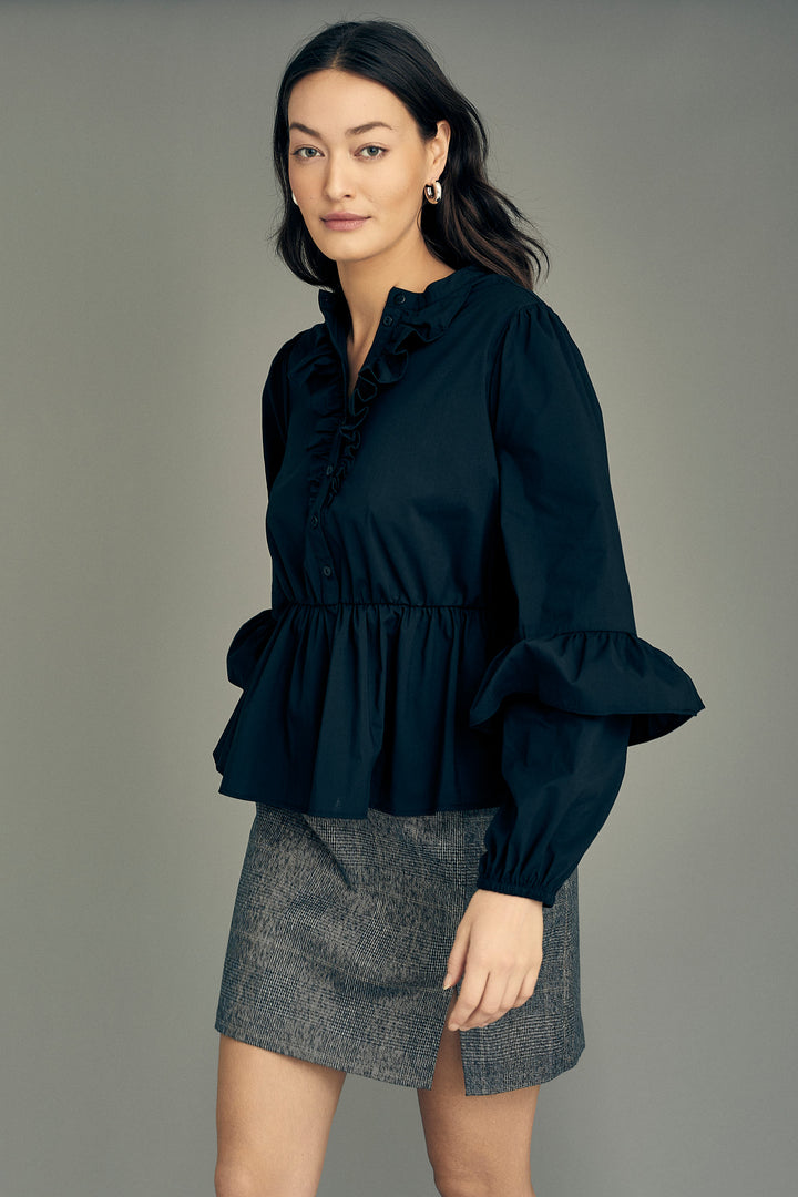 A-VIEW Daniela Shirt Black