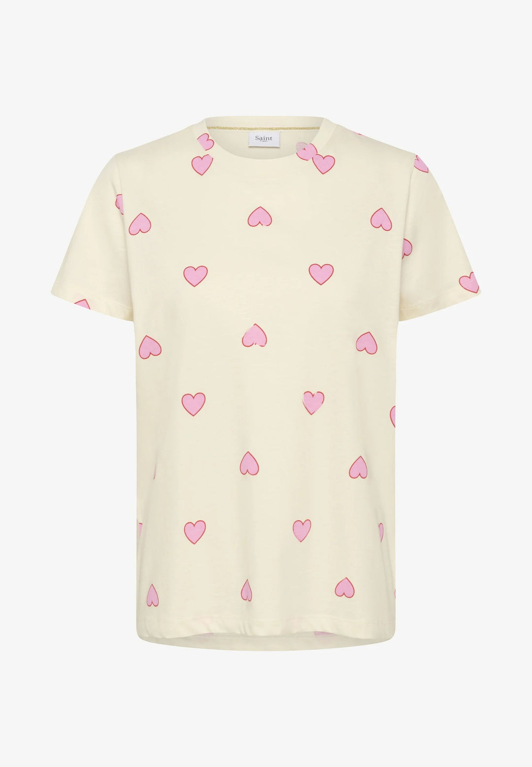 SAINT TROPEZ PixilinaSZ T-Shirt Offwhite Bonbon Big Heart
