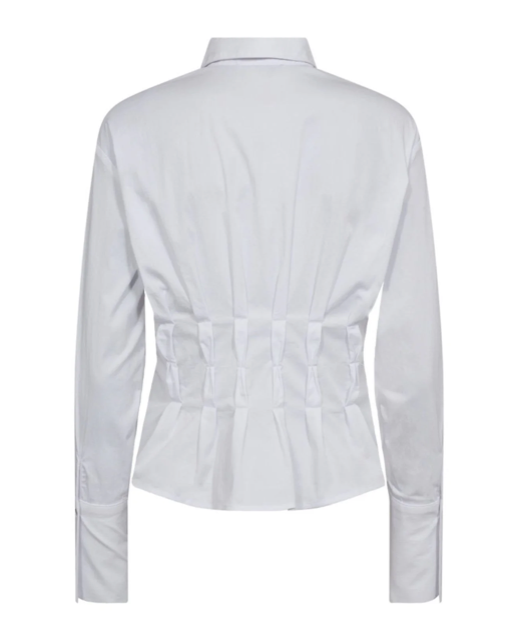 CO´COUTURE PoppyCC Pleat Waist Shirt White