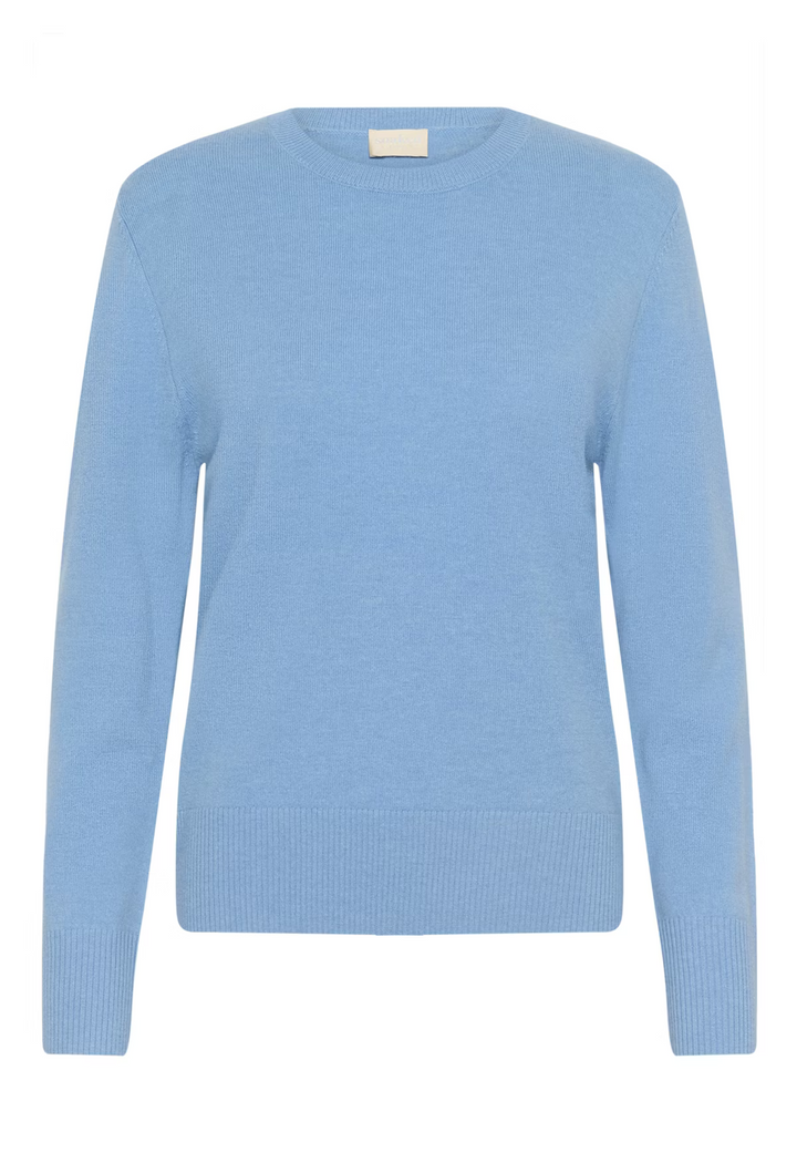 SOAKED IN LUXURY SLMolina Roundneck Pullover Hydrangea