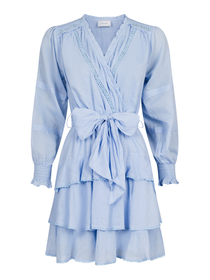 NEO NOIR Ada S Voile Dress Light Blue