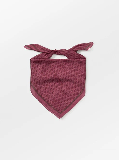 BECKSÖNDERGAARD Bioflora Sia Scarf Earth Red
