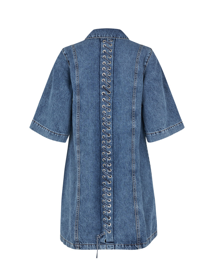 MBYM Balami-M Dress Mid Blue Vintage