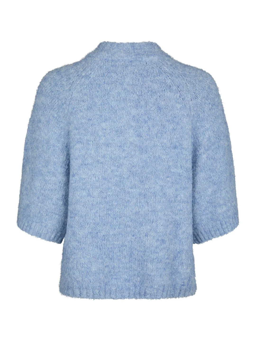 NEO NOIR Benuta Fluffy Knit Cardigan Dusty Blue