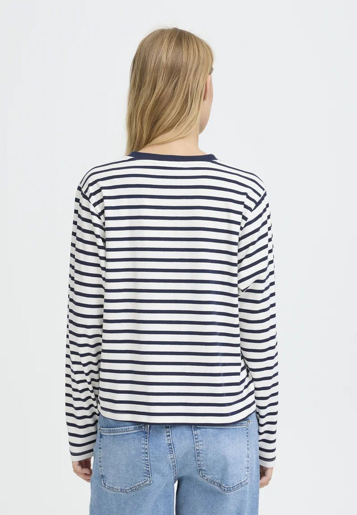 ICHI IHmira Loose LS4 Total Eclipse /Cloude Dancer