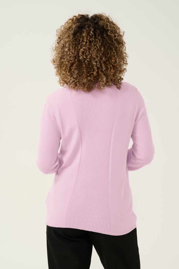 CREAM CRDela High Neck Pullover Dawn Pink