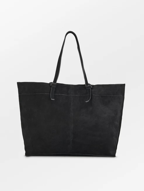 BECKSÖNDERGAARD Suede Veg Aubrey Bag Black