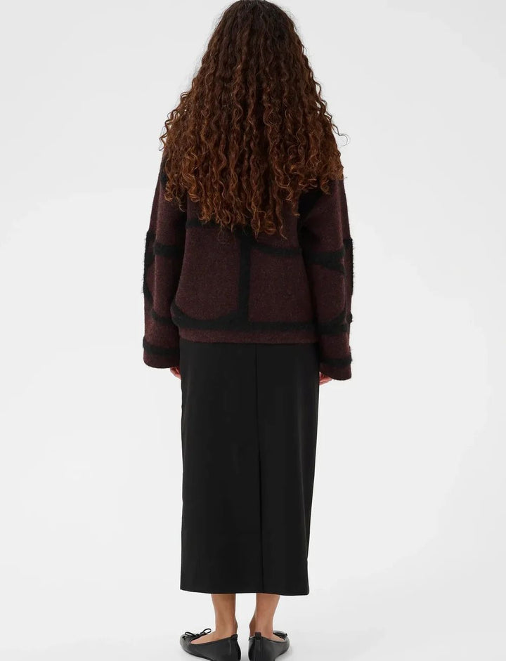 SOAKED IN LUXURY SLSorea Mono Pullover Winetasting 3D Monogram