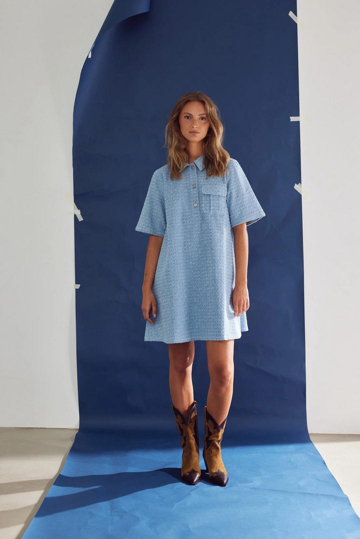 NOELLA Jozie Dress Light Blue Wash