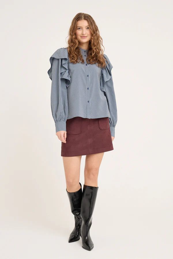 A-VIEW Surine Shirt Blue/Navy