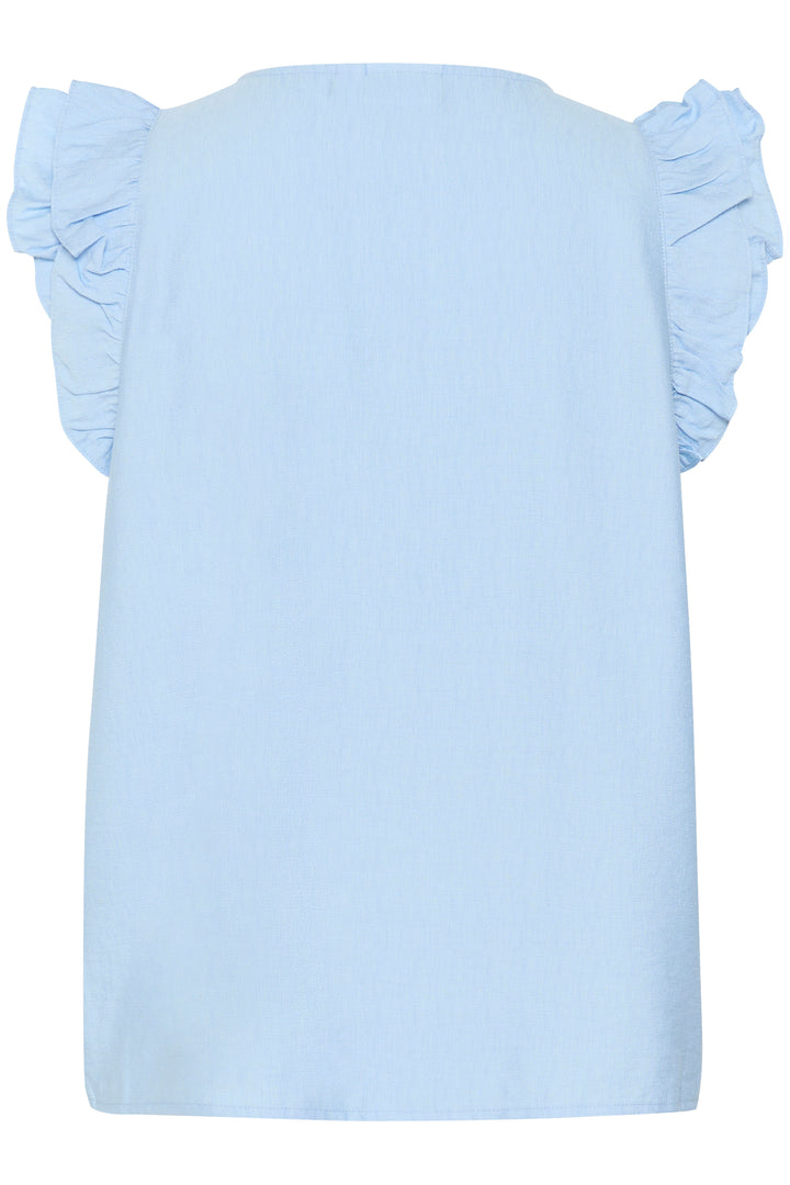 SAINT TROPEZ KlaudiaSZ Shirt Chambray Blue