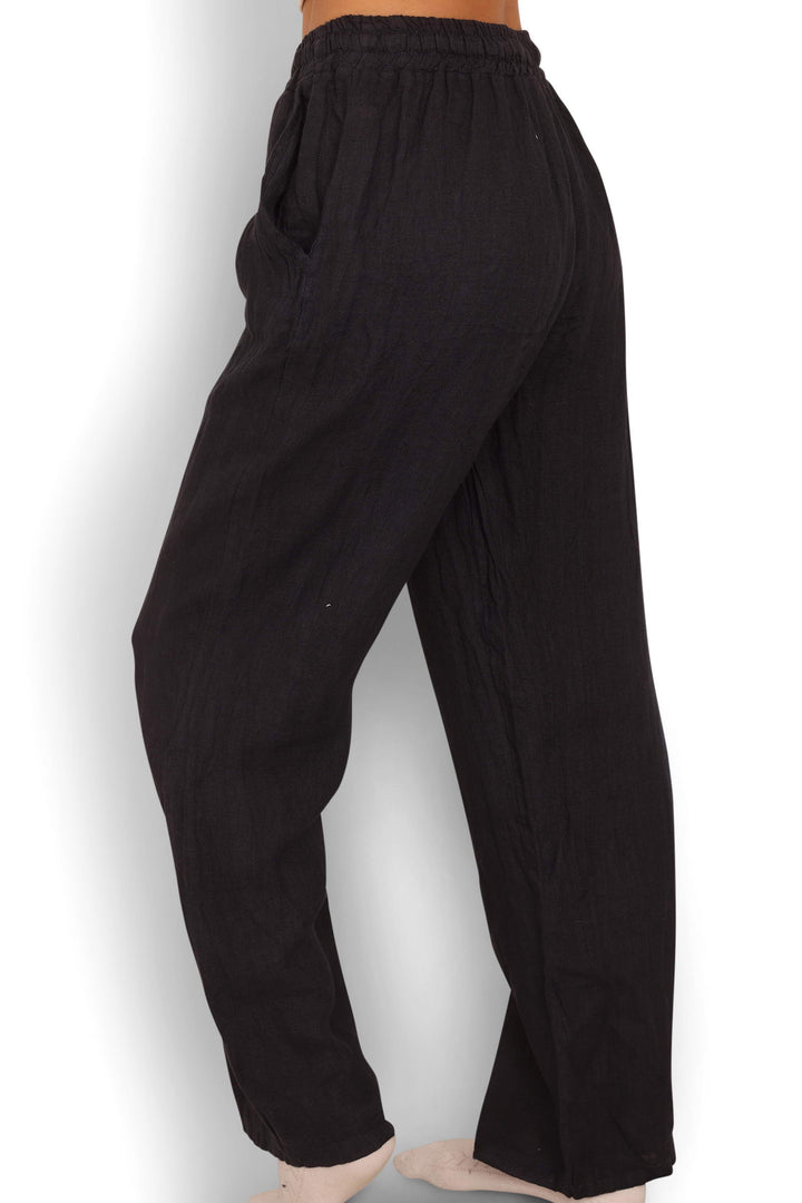 COPENHAGEN LUXE Linen Pants Black
