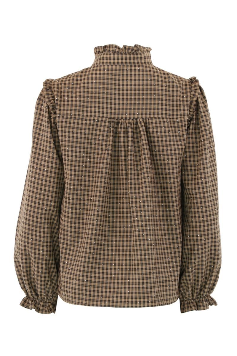 CONTINUE Lina Check Shirt Brown Check