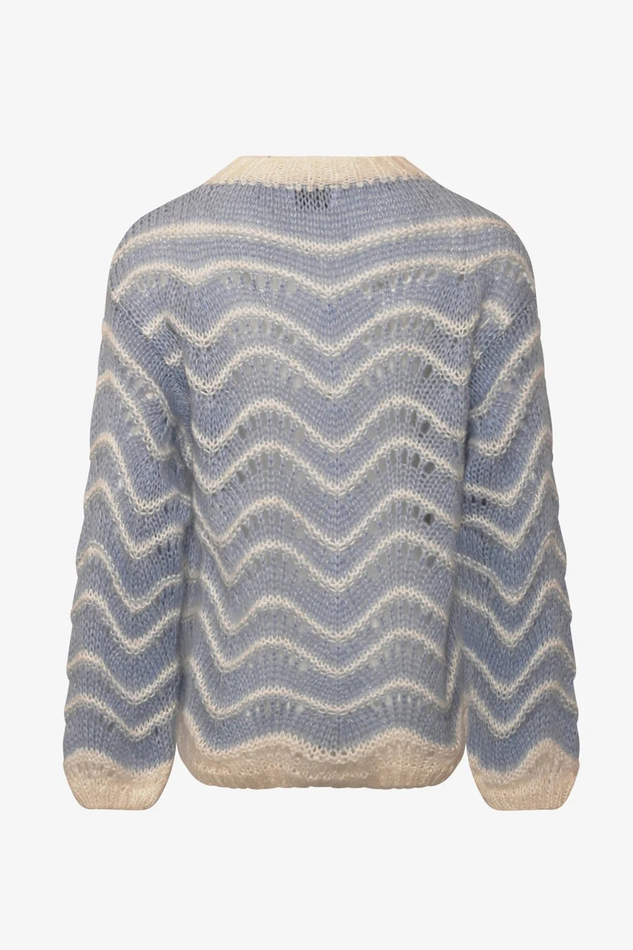 NOELLA Panama Knit Jumper Dusty Blue