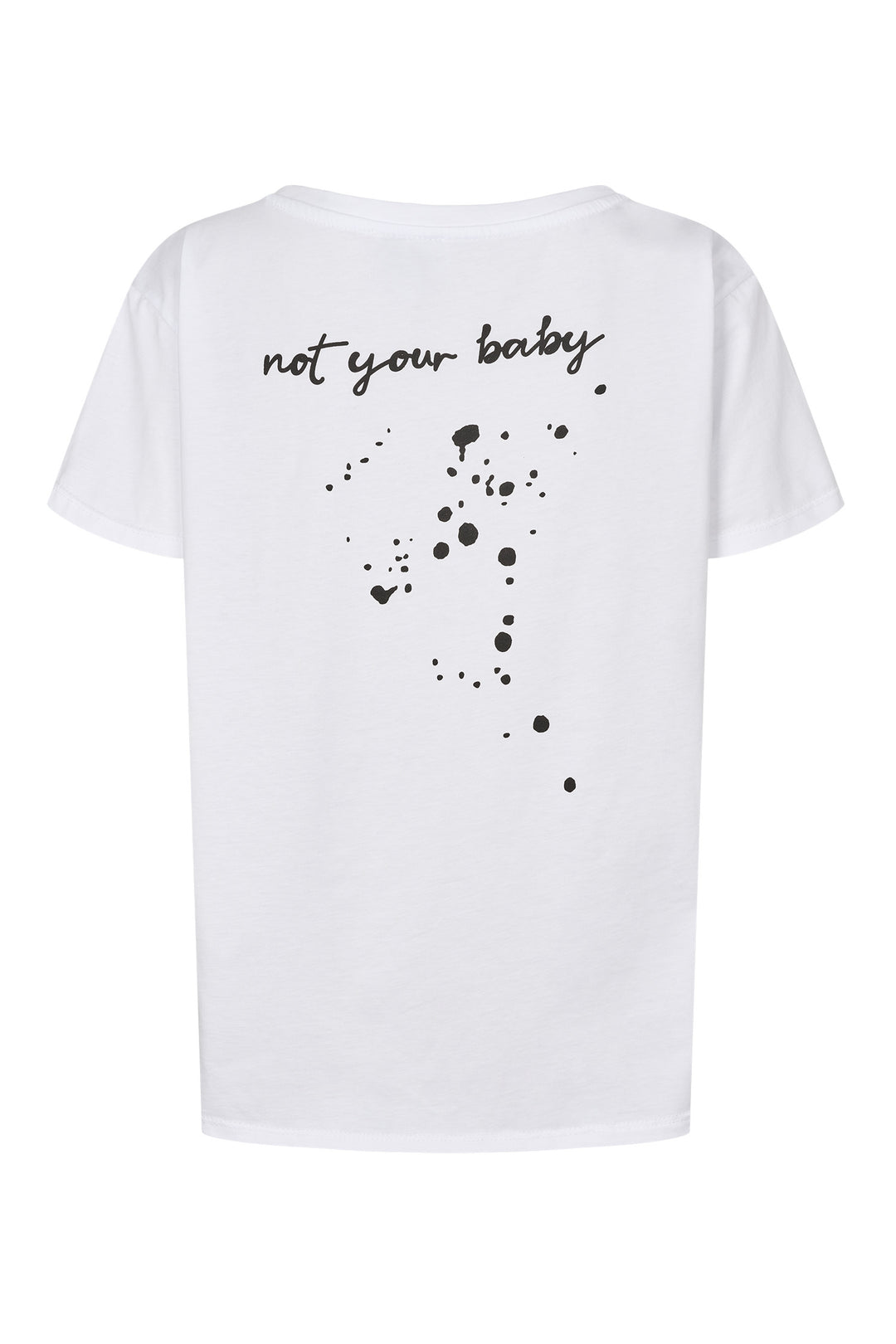 AMERICANDREAMS "Not Your Baby" Back T-shirt White