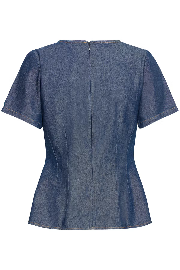 ICHI IHtulle SS Denim Authentic Blue