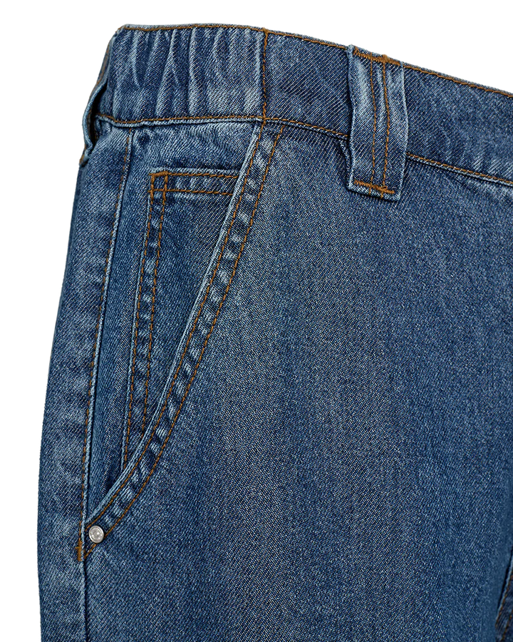 FREEQUENT FQmilo-Pants Medium Blue Denim