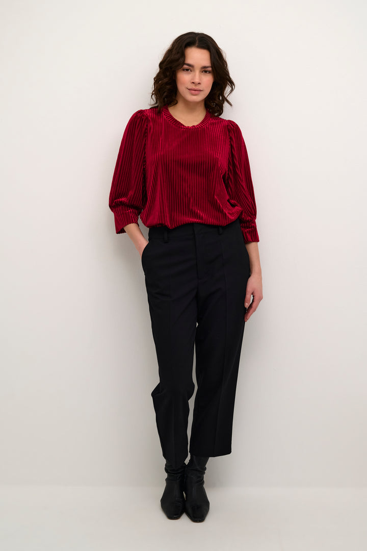 KAFFE KAcaca Blouse Haute Red CC.