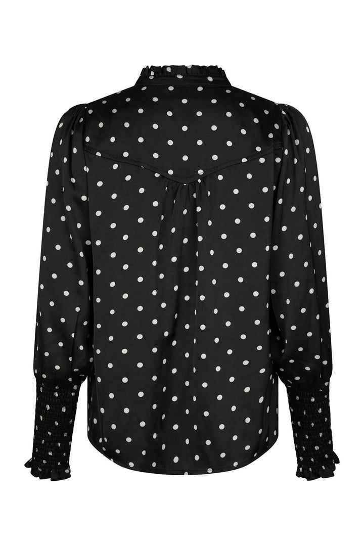 NEO NOIR Camisa Dot Blouse Black