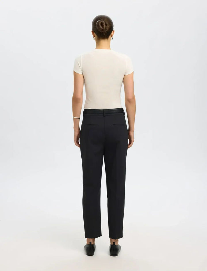 SELECTED Rita-Ria MW Cropped Pant FD Noos Black