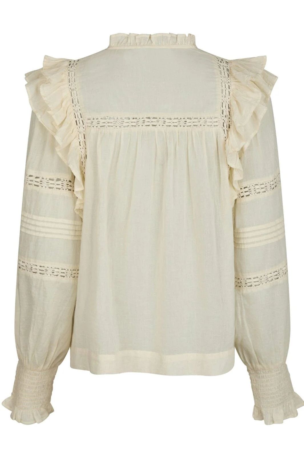 NEO NOIR Mauri S Voile Blouse Light Yellow