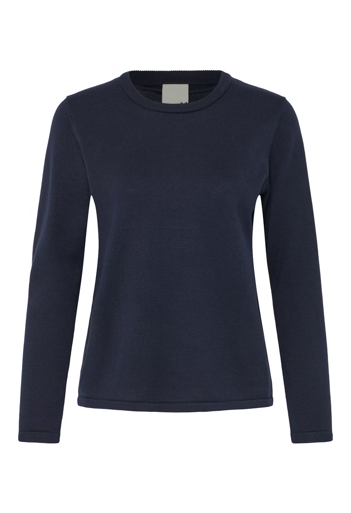 ICHI IHLULS O-NECK LS TOTAL ECLIPSE