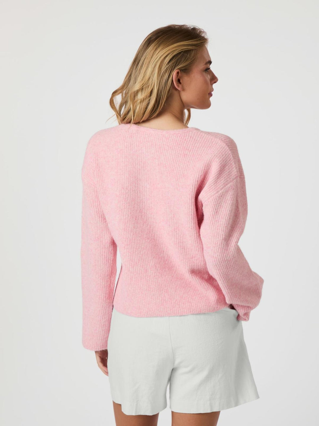 NEO NOIR Vilja Knit Cardigan Pink