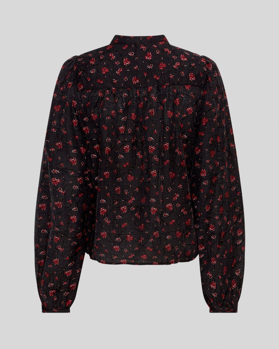 MSCH COPENHAGEN MSCHNancy Shirt AOP Syrah Flower