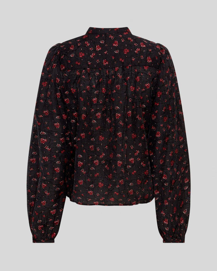 MSCH COPENHAGEN MSCHNancy Shirt AOP Syrah Flower