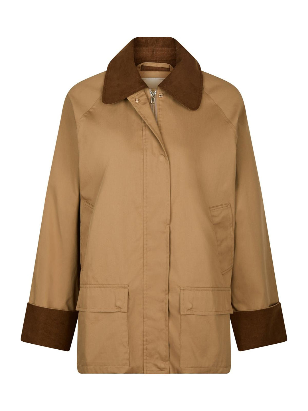 NEO NOIR Anastacia Cord Jacket Dark Tan