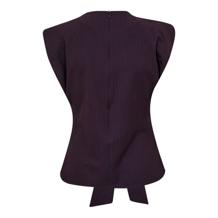 CO´COUTURE NolanCC Pleat Top Plum