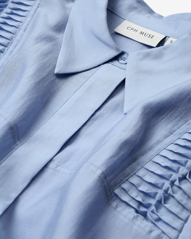COPENHAGEN MUSE CMmolly Shirt Blue Heron