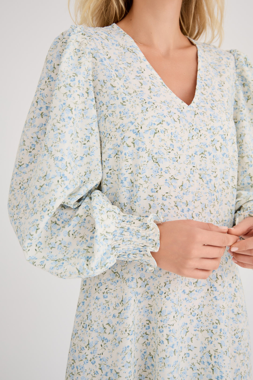A-VIEW Leoni Dress Blue/White
