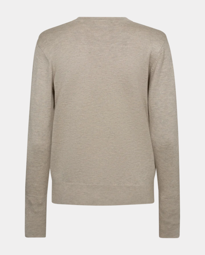 FREEQUENT FQKATIE-PULLOVER MOONBEAM MELANGE