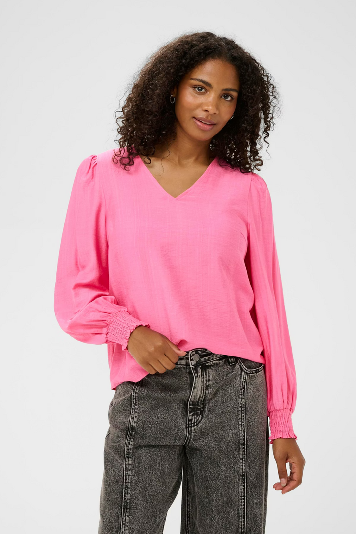 KAFFE KAlufia Blouse Pink Power