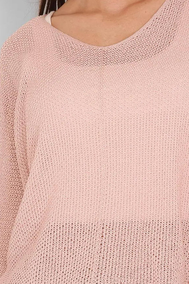 COPENHAGEN LUXE Stylish Viscose Knit Dusty Rose