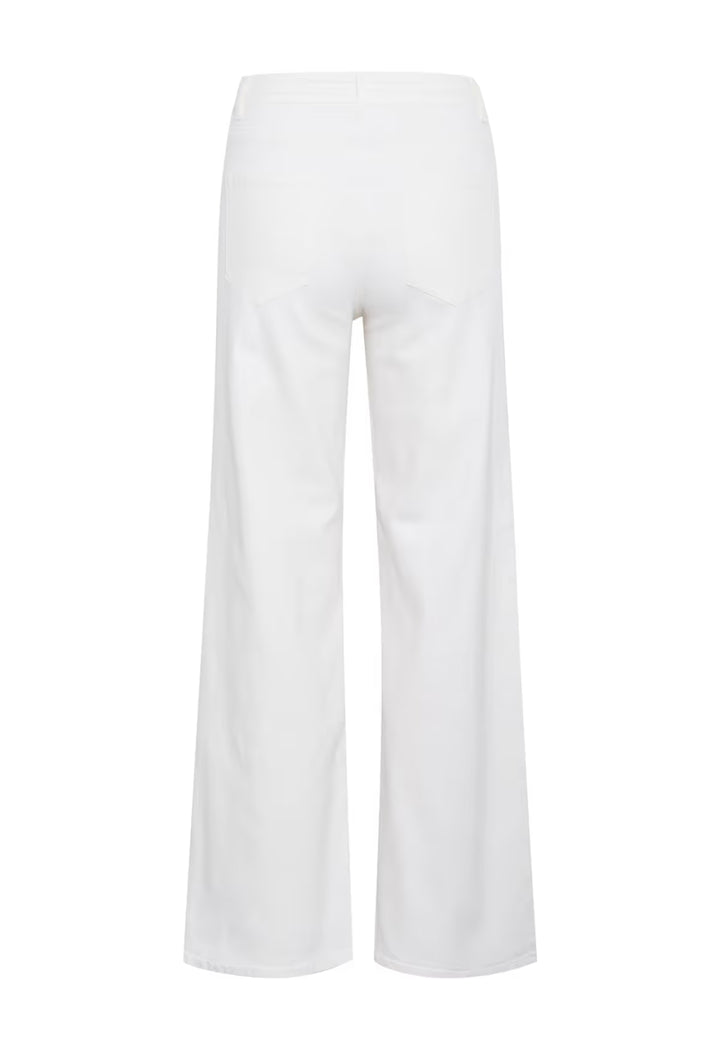 KAFFE KAsinem High Waist Twill Jeans Chalk