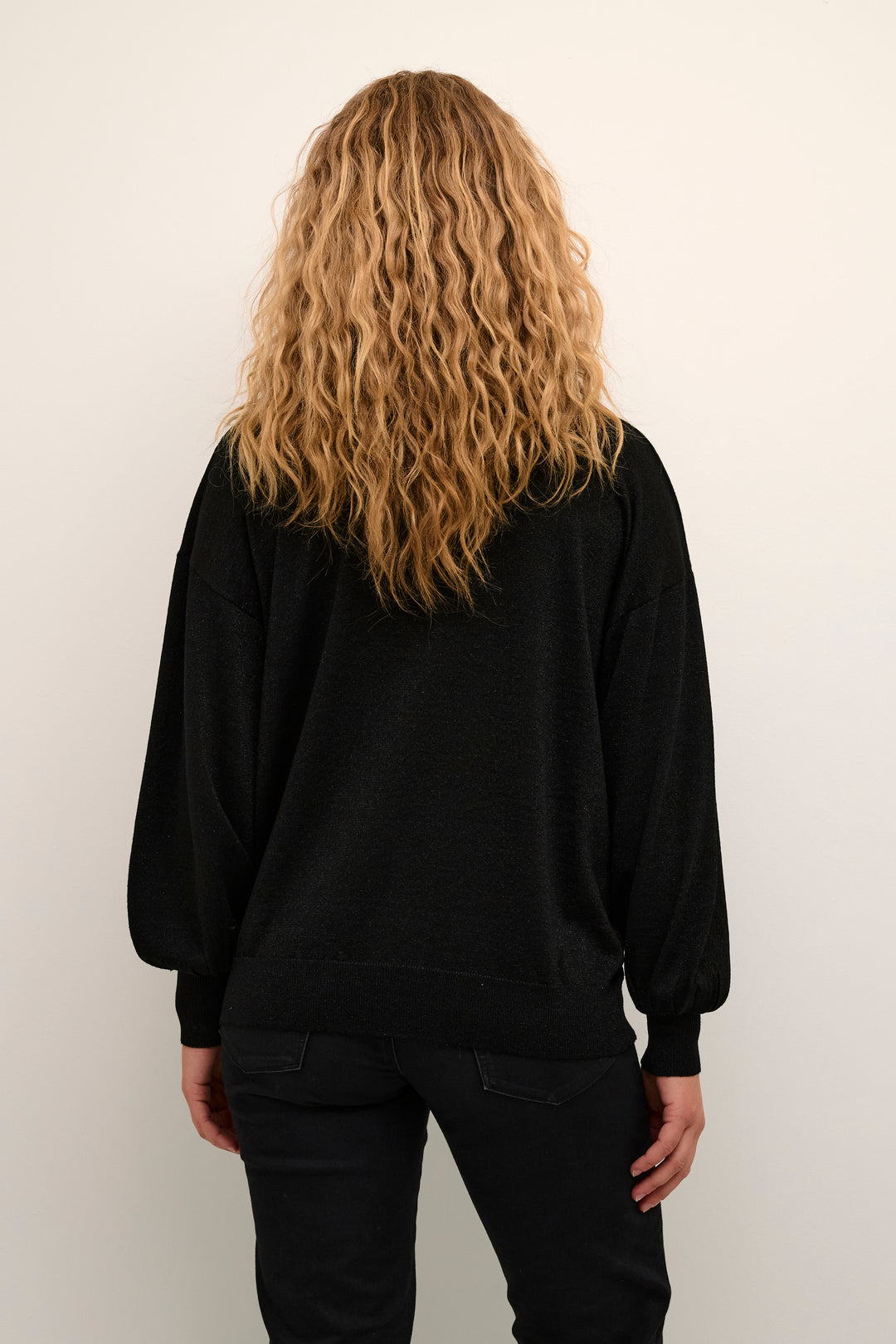 KAFFE KAregina O-neck Knit Black Deep