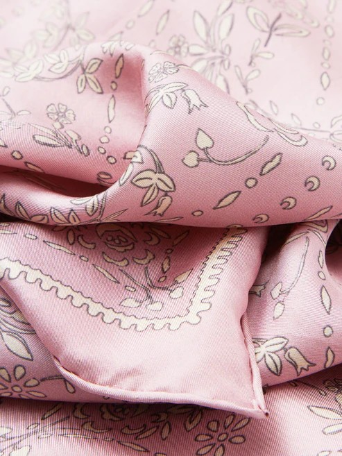 BECKSÖNDERGAARD Nassillia Sia Scarf Pink Nectar
