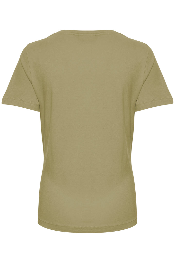 CREAM Naia Tshirt Oil Green