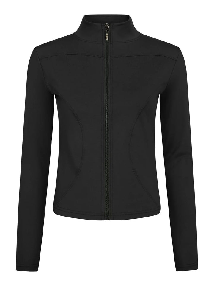 NEO NOIR Nolana Zip Blouse Black