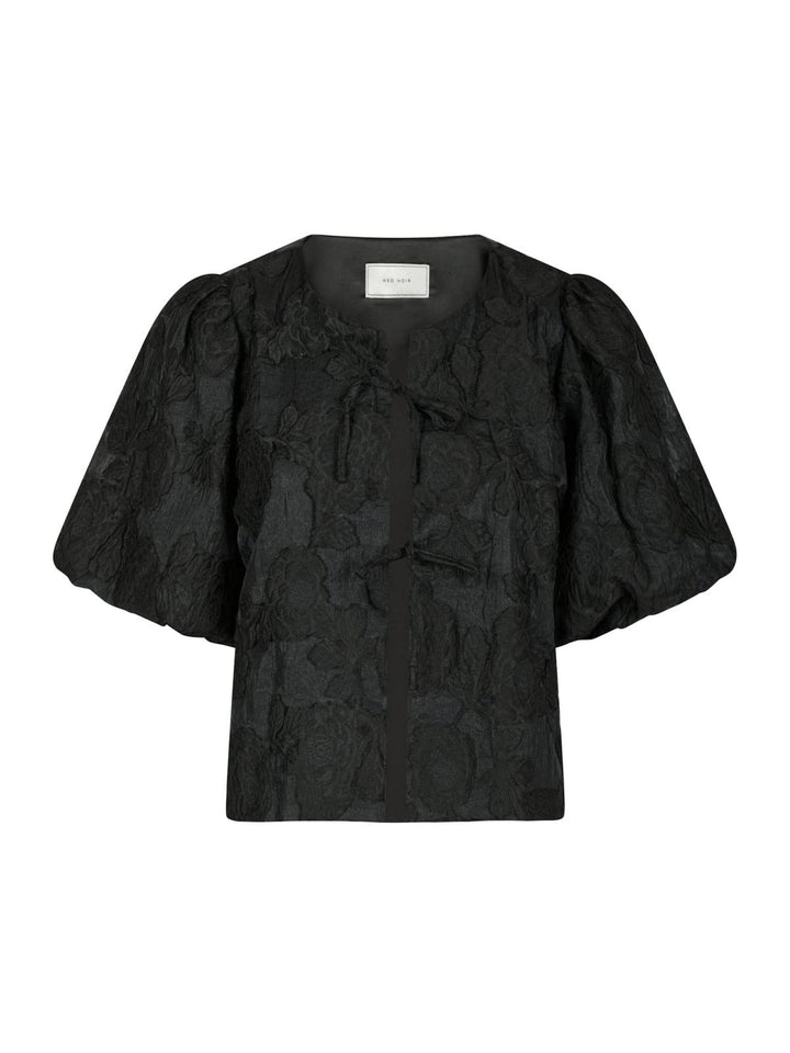 NEO NOIR Aska Jacquard Blouse Black